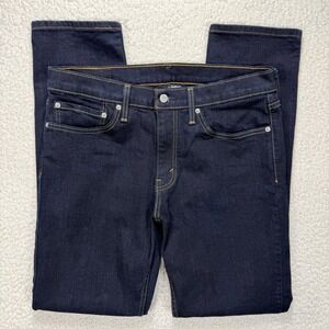 Levi's 511 Slim Jeans Men's 34x34 (Actual 34x32.5) Indigo Blue Streetwear Casual